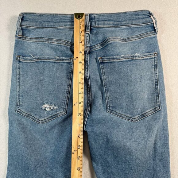 Agolde Jeans Womens 29 Blue Skinny Mid Rise Medium Wash Stretch - Picture 9 of 11